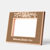 開花木オーナメント レーザー彫刻フレーム (左)