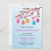 開花枝イースターエッグパーティー 招待状 (正面)