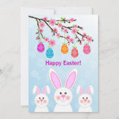 開花枝イースターエッグパーティー 招待状 (裏面)