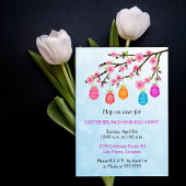 開花枝イースターエッグパーティー 招待状