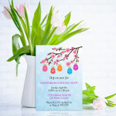 開花枝イースターエッグパーティー 招待状