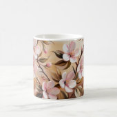 開花枝バスタオル コーヒーマグカップ (中央)