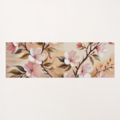 開花枝バスタオル ヨガマット (裏面(横))