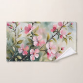 開花枝2バスタオル バスタオルセット (ハンドタオル)