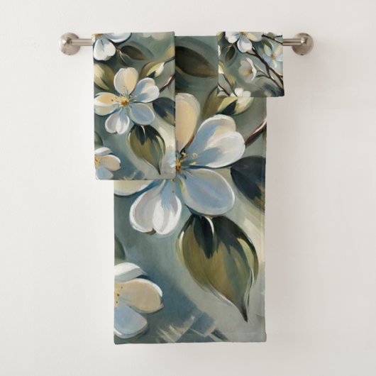 開花枝4バスタオル バスタオルセット (インサイチュ)