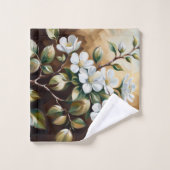 開花枝5バスタオル バスタオルセット (ウォッシュタオル)