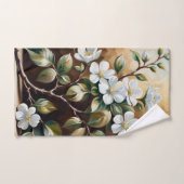 開花枝5バスタオル バスタオルセット (ハンドタオル)