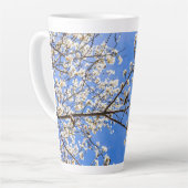 開花枝 カフェラテマグ (左アングル)