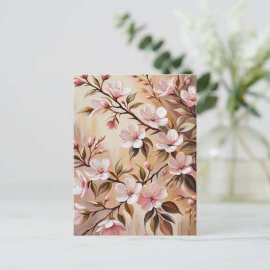 開花枝 ポストカード (スタンド正面)