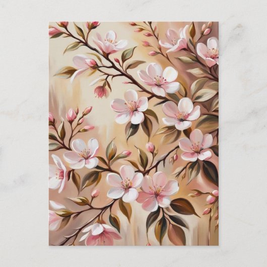 開花枝 ポストカード (正面)