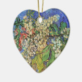 開花栗の枝ビンセント・ヴァン・ゴッホ。 セラミックオーナメント (左)