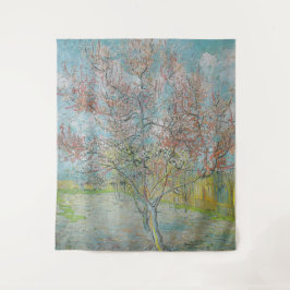 開花桃の木 タペストリー