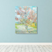 開花桃の木 | ビンセント・ヴァン・ゴッホ キャンバスプリント (インサイチュ (ウッドフロア))