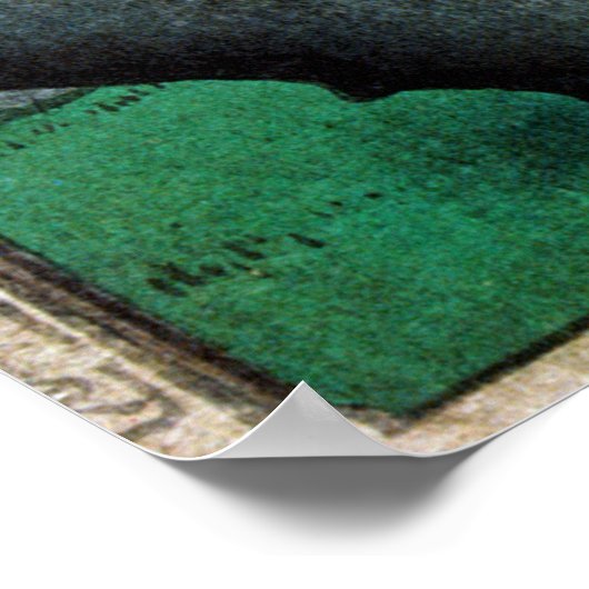 開花梅広重 ポスター (角)