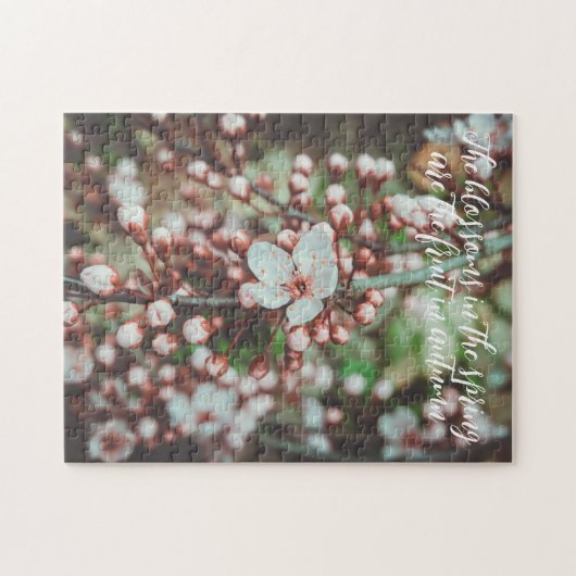 開花梅 ジグソーパズル (横)