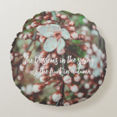 開花梅 ラウンドクッション (正面)