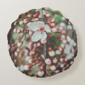 開花梅 ラウンドクッション (裏面)