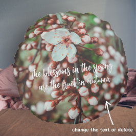 開花梅 ラウンドクッション