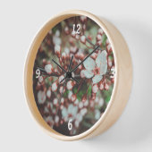 開花梅 壁時計 (傾斜)