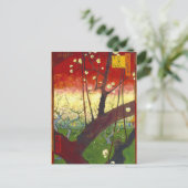 開花梅(広重)ヴァンゴッホファインアート ポストカード (スタンド正面)