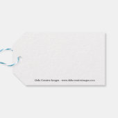 開花植物のハチドリ ギフトタグ (裏面横)