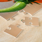 開花植物のハチドリ ジグソーパズル (側面)