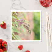 開花植物のハチドリ スタンダードランチョンナプキン (インサイチュ)