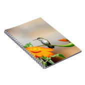 開花植物のハチドリ ノートブック (右側)