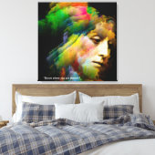 開花植物 キャンバスプリント (インサイチュ (寝室))