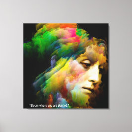 開花植物 キャンバスプリント