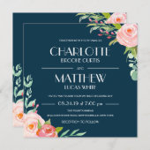 開花植物|結婚式招待状 招待状 (正面/裏面)