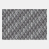 開花樹抽象芸術パターン ラッピングペーパーシート (正面)