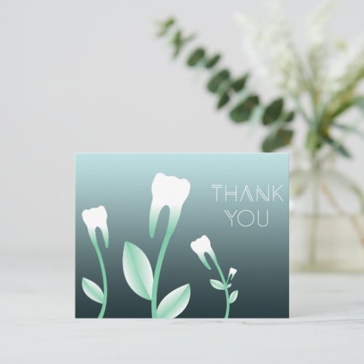 開花歯に感謝 サンキューカード (スタンド正面)