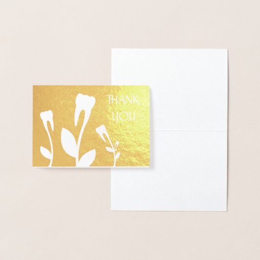 開花歯に感謝 箔カード (ディスプレー)