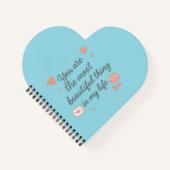 開花毎日 – フローラノートブやる気を起こさせるック ノートブック (正面)