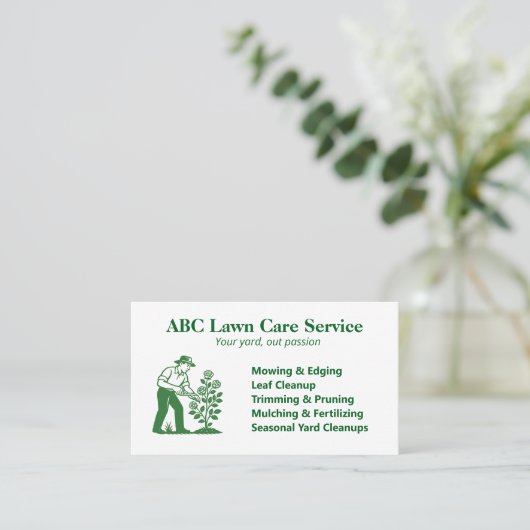 開花気にロ気にン 名刺 (スタンド正面)