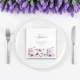 開花水モダン色ベビーシャワーベビー スタンダードカクテルナプキン