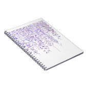 開花水彩紫藤2021 ノートブック (右側)