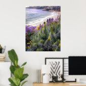 開花海岸線 ポスター (ホームオフィス)