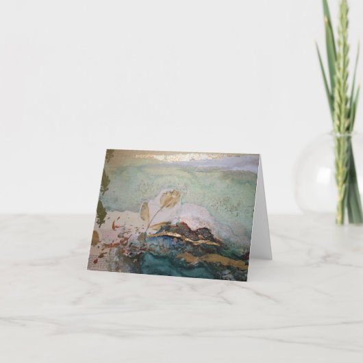 開花独身のノテカード カード (正面)