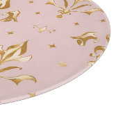 開花王室のラウンドコースター カッティングボード (角)