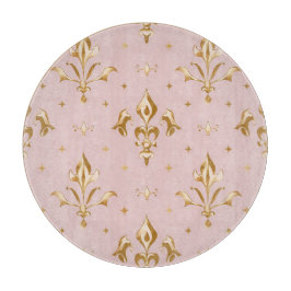 開花王室のラウンドコースター カッティングボード