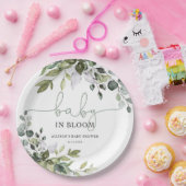 開花男女兼用の赤ちゃんシャワーのベビー ペーパープレート (パーティー)