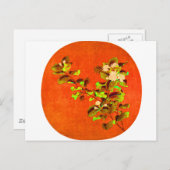 開花白ジャスミン12世紀 ポストカード (正面/裏面)