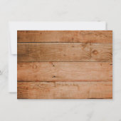 開花素朴ひまわり赤ちゃんシャワー招待 (裏面)