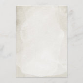 開花素朴秋の結婚式情報ゲスト エンクロージャーカード (裏面)