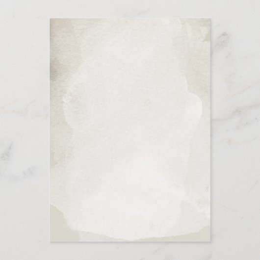 開花素朴秋の結婚式情報ゲスト エンクロージャーカード (裏面)