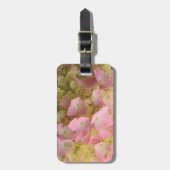 開花紫陽花フローラオンダービーブラウン ラゲッジタグ (正面縦)