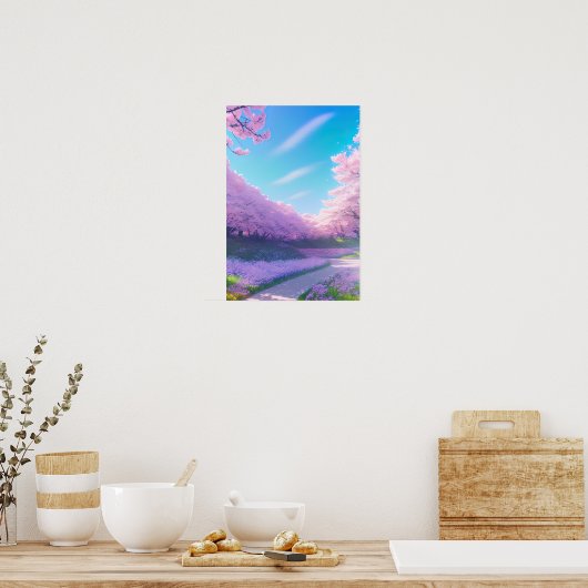 開花経路 ポスター (キッチン)