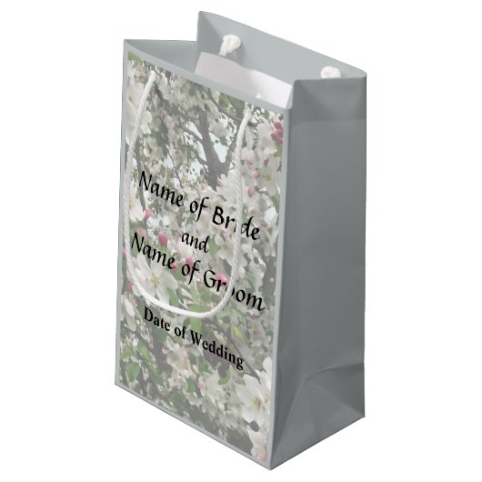 開花結婚の木 スモールペーパーバッグ (裏面アングル)